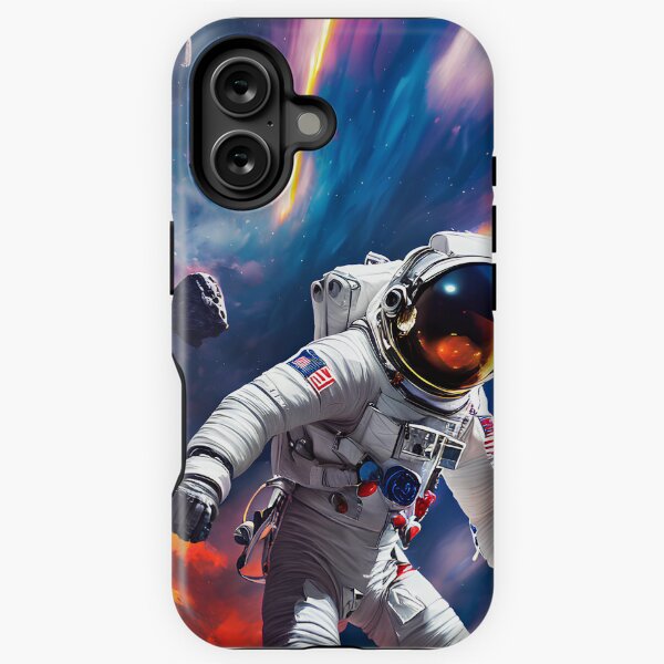 Item preview, Astronaut in Space with Asteroids designed and sold by Blok45.