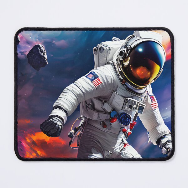 Item preview, Astronaut in Space with Asteroids designed and sold by Blok45.