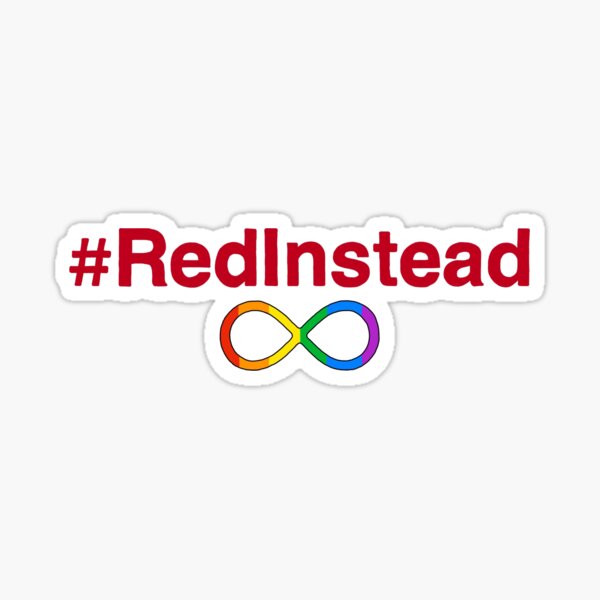 Item preview, #RedInstead 1 designed and sold by SmallOddLion.