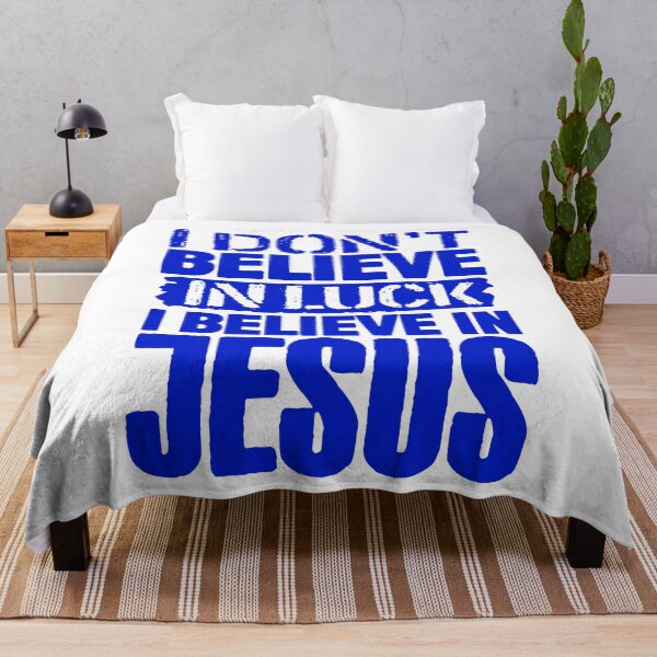 Item preview, I Don't Believe In Luck I Believe In Jesus designed and sold by plushism.