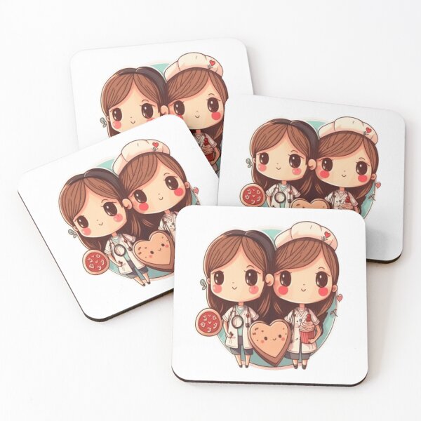 Item preview, Girls Women Nurses Valentine Hearts Stethoscope designed and sold by laurateamart.