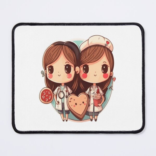 Item preview, Girls Women Nurses Valentine Hearts Stethoscope designed and sold by laurateamart.
