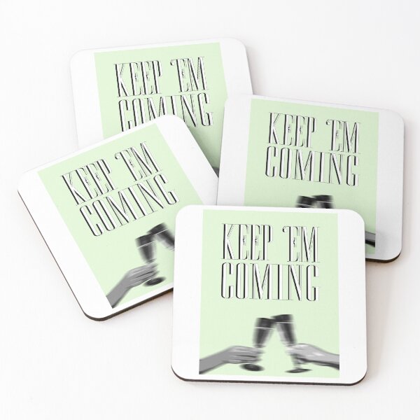 Item preview, Keep 'em Coming Bar Wall Art designed and sold by maddiemercer.