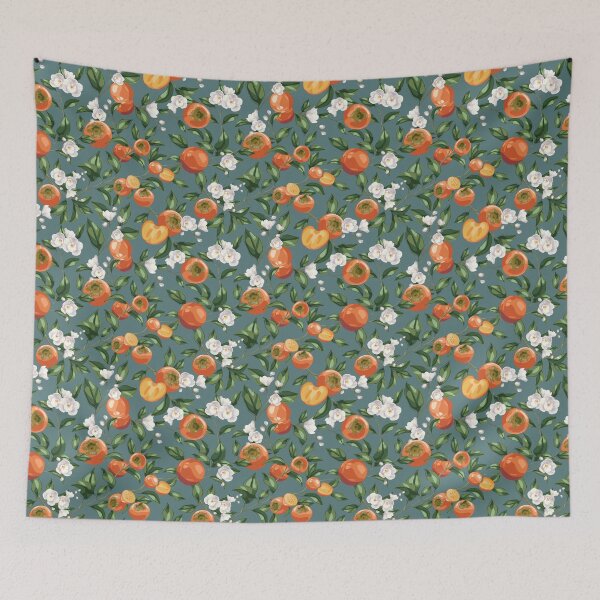 Item preview, Persimmon II - Dusty Blue designed and sold by Jami Watkins.