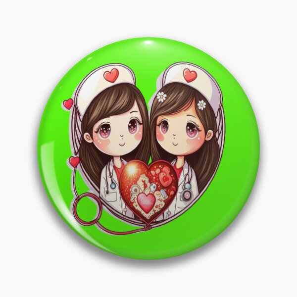 Item preview, Girls Women Nurses Valentine Hearts Stethoscope designed and sold by laurateamart.