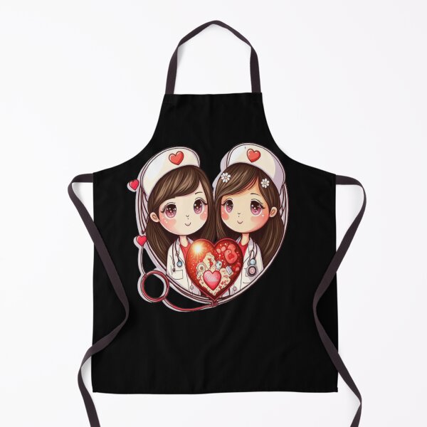 Item preview, Girls Women Nurses Valentine Hearts Stethoscope designed and sold by laurateamart.