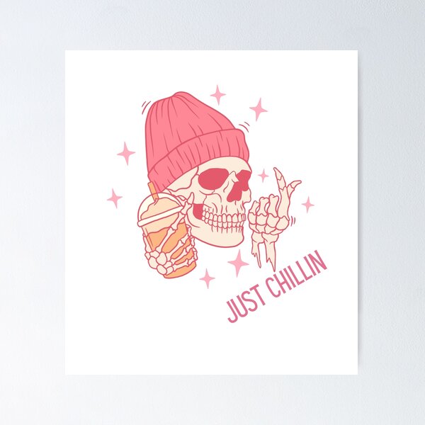 Item preview, Girl Skull Just Chillin designed and sold by miyagifactory.