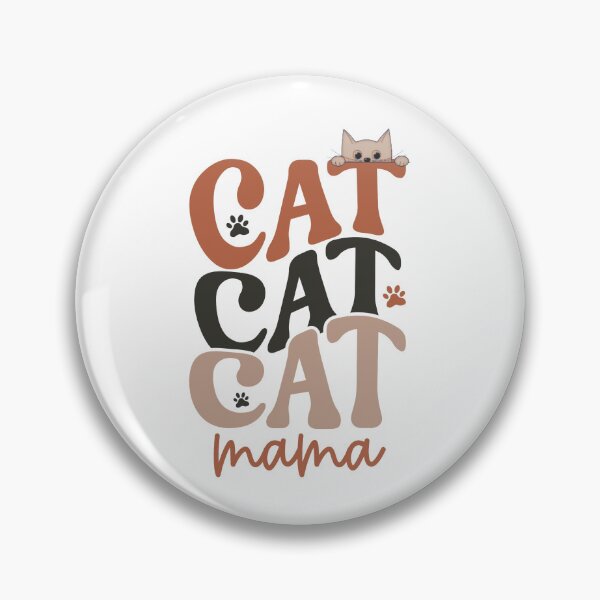 Item preview, Retro Cat Mama Typography designed and sold by HappyLifeCreate.
