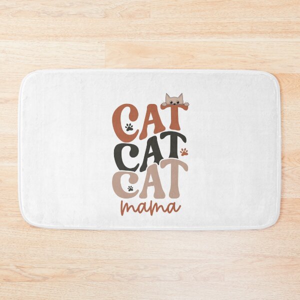 Item preview, Retro Cat Mama Typography designed and sold by HappyLifeCreate.