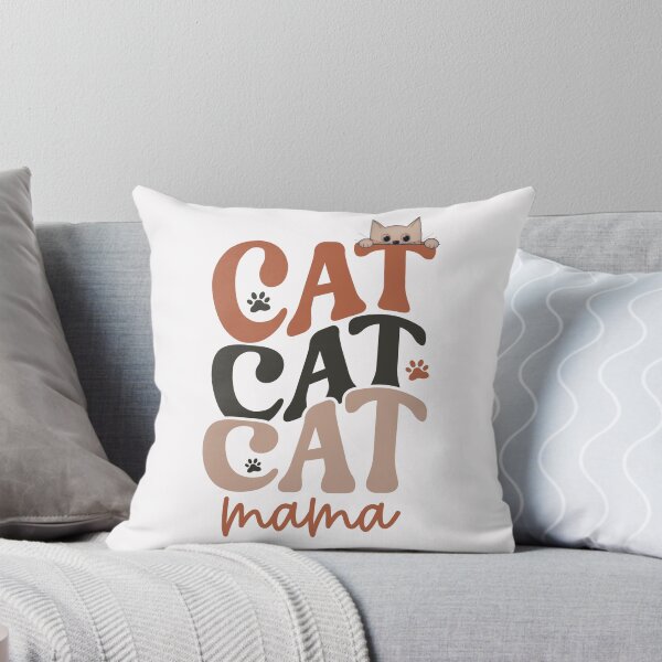 Item preview, Retro Cat Mama Typography designed and sold by HappyLifeCreate.