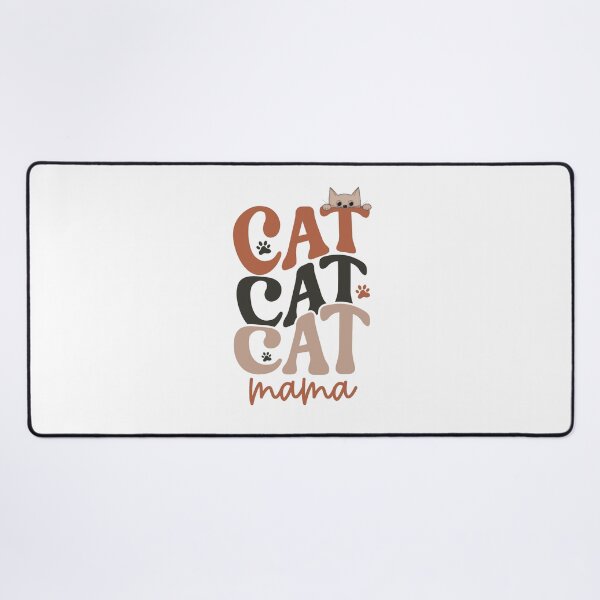 Item preview, Retro Cat Mama Typography designed and sold by HappyLifeCreate.