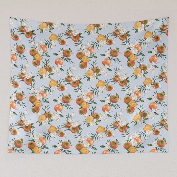 Item preview, Persimmon II - Lt Blue designed and sold by Jami Watkins.