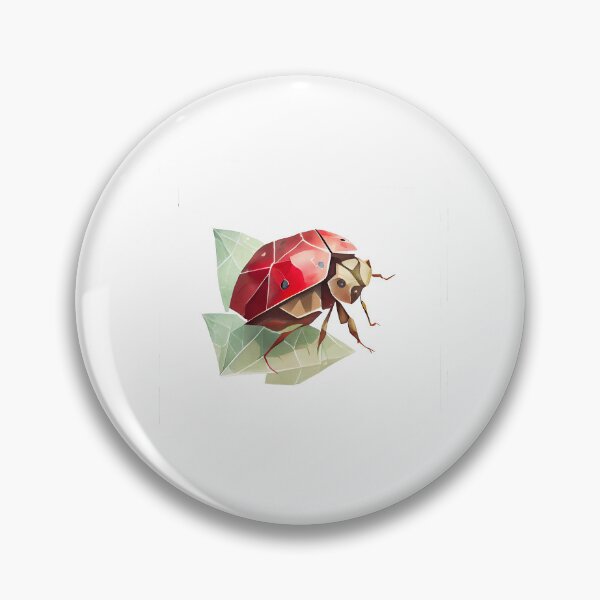 Item preview, Brighten up Your Space with an Origami Ladybug Watercolor Illustration designed and sold by AdaRecordShop.
