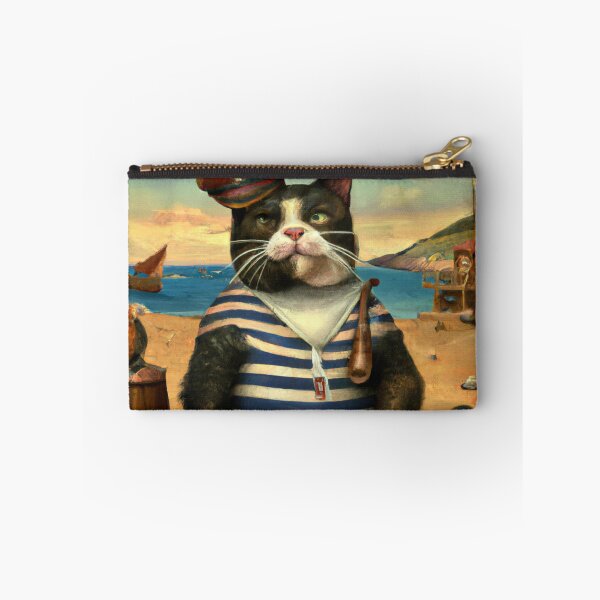 Item preview, Cat Captain of the Sea designed and sold by catontheroof.
