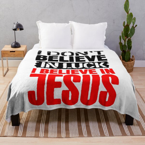 Item preview, I Don't Believe In Luck I Believe In Jesus designed and sold by plushism.