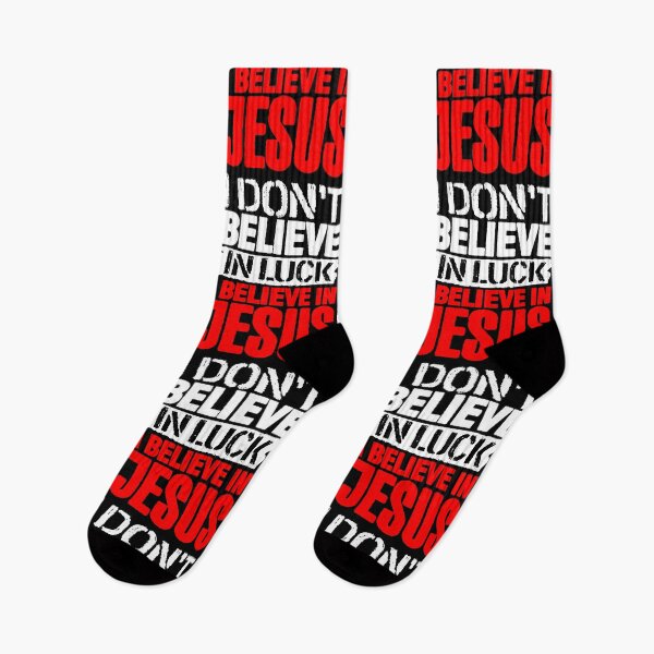 Item preview, I Don't Believe In Luck I Believe In Jesus designed and sold by plushism.