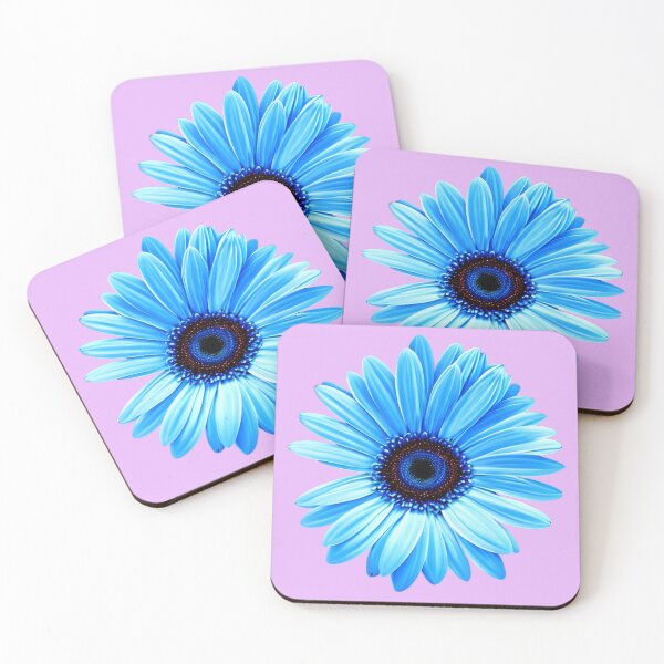 Item preview, Blue gerbera daisy designed and sold by gramizzia.