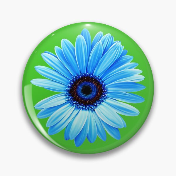 Item preview, Blue gerbera daisy designed and sold by gramizzia.