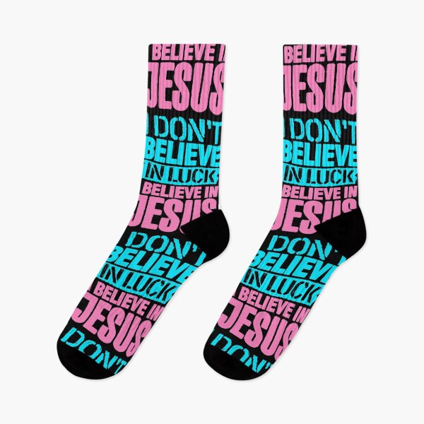 Item preview, I Don't Believe In Luck I Believe In Jesus designed and sold by plushism.