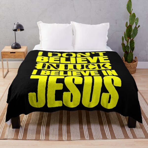 Item preview, I Don't Believe In Luck I Believe In Jesus designed and sold by plushism.