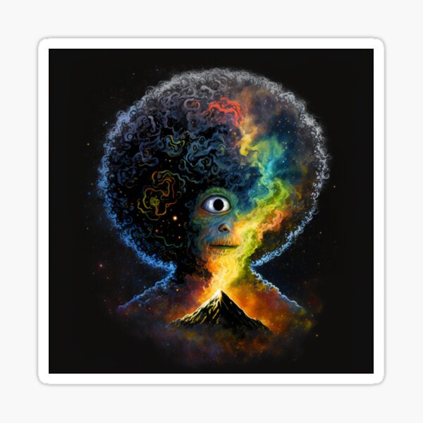Vista previa del artículo con la obra «Cosa del cíclope alienígena espacial», diseñado y vendido por Mikysthings.