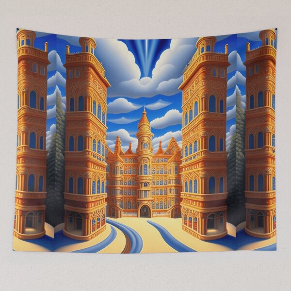 Item preview, Art Nouveau Architecture Concept Art designed and sold by Witsprings.