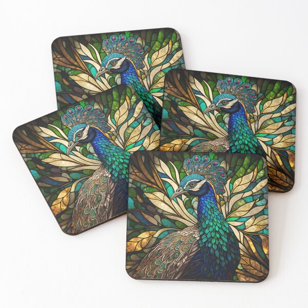 Item preview, Peacock in Splendor designed and sold by Glassmaster.