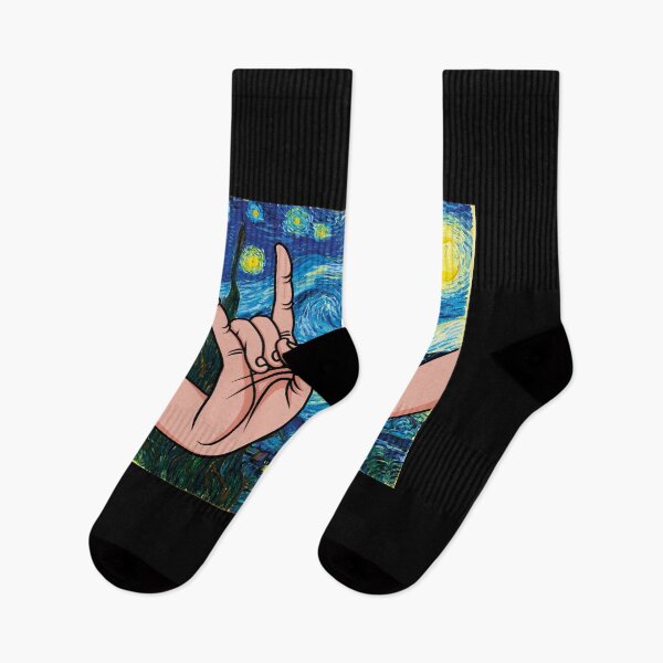 Item preview, Japanese Rock Hands In The Painting Starry Night designed and sold by Creative--Style.
