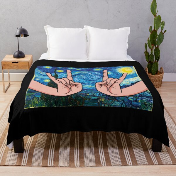 Item preview, Japanese Rock Hands In The Painting Starry Night designed and sold by Creative--Style.