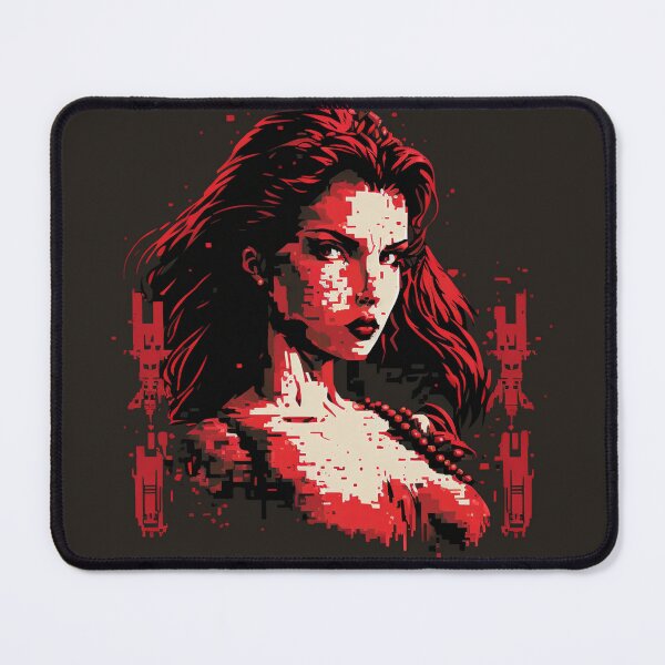 Item preview, Nostalgic Noir: The 8-bit Femme Fatale designed and sold by SenseOfAwe.