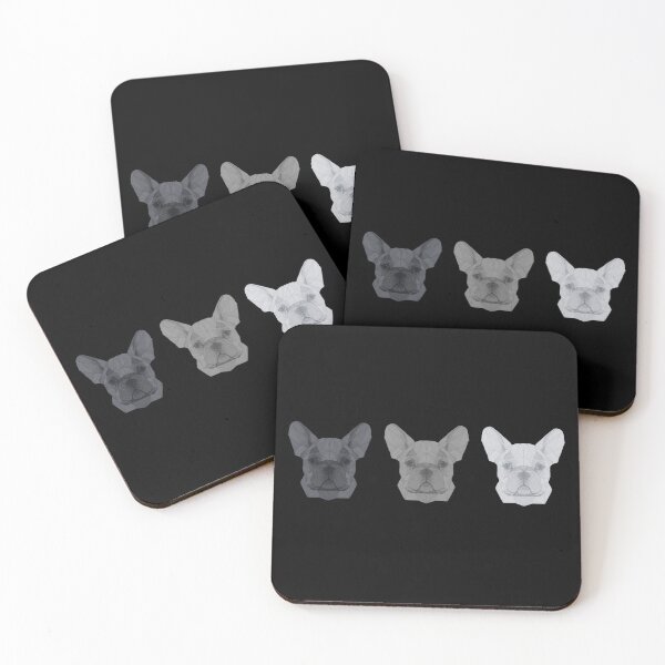 Item preview, French Bulldog Geometric  Grey designed and sold by The-Vault.