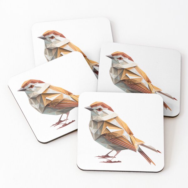 Item preview, Elegant Sparrow Watercolor Illustration designed and sold by AdaRecordShop.