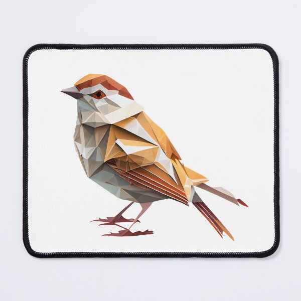Item preview, Elegant Sparrow Watercolor Illustration designed and sold by AdaRecordShop.