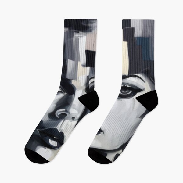 Item preview, Black And White Abstract of Two Ladies  designed and sold by Artel-Blue.