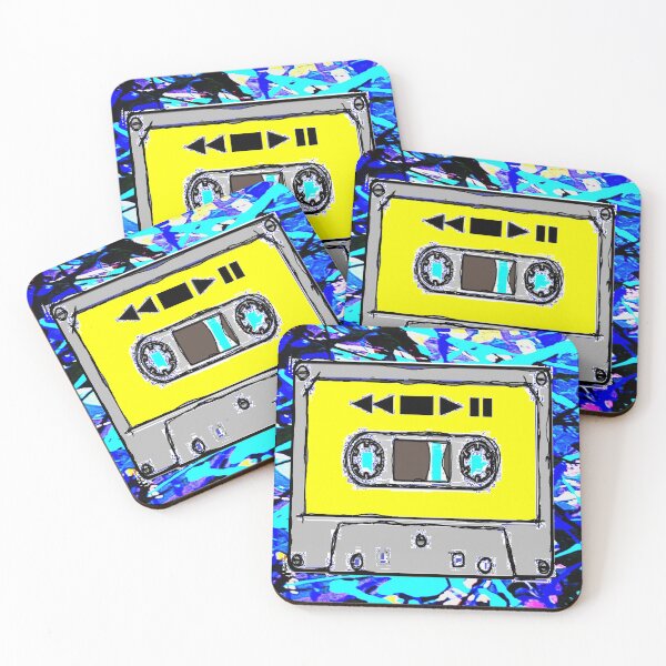 Item preview, cassette tape 2  pop art  designed and sold by LowEndGraphics.