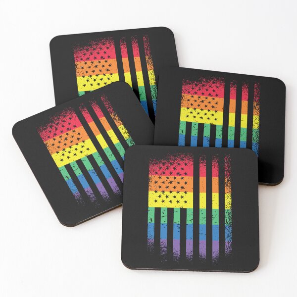 Item preview, LGBTQ American Pride Flag designed and sold by bennetthuskers.