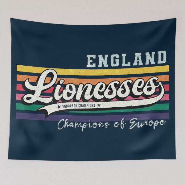 Item preview, England Lionesses (Rainbow Coloured Lines) designed and sold by Numero14.