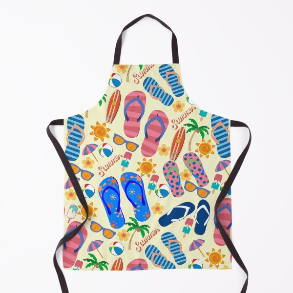 Item preview, summer and vacation fun, festive and colorful illustration with cute summer elements and accessories designed and sold by Malogue.