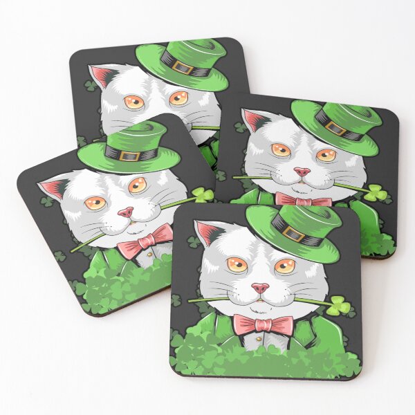 Item preview, St Patrick's Cat day lucky shamrock irish perfect Day in March designed and sold by AssamFT.