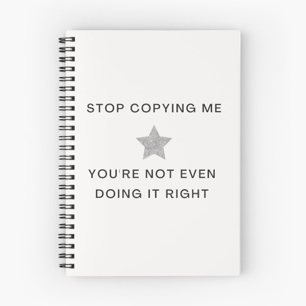 Item preview, Stop Copying Me You're Not Even Doing It Right Girly Star Print designed and sold by Femme Pastel Collective.