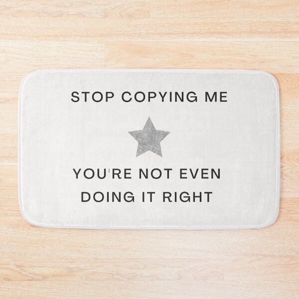 Item preview, Stop Copying Me You're Not Even Doing It Right Girly Star Print designed and sold by Femme Pastel Collective.