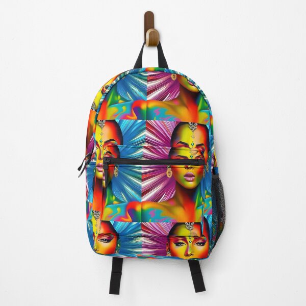 Item preview, Unexpected Beauty: Surreal Woman Portrait with Vibrant Details designed and sold by artmanikin.