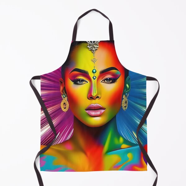 Item preview, Unexpected Beauty: Surreal Woman Portrait with Vibrant Details designed and sold by artmanikin.