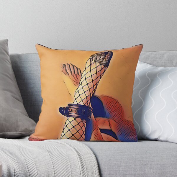 FOOT FETISH Home Throw Pillow