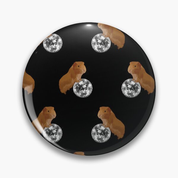 Item preview, MUFFIN Disco Ball Guinea Pig Pattern designed and sold by Habgood.