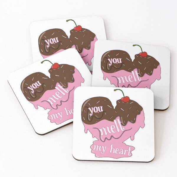 Item preview, You melt my heart (ice cream) designed and sold by Becky-Marie.