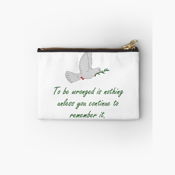 Item preview, To Be Wronged Is Nothing - Forgiveness Quotes designed and sold by CrankyOldDude.