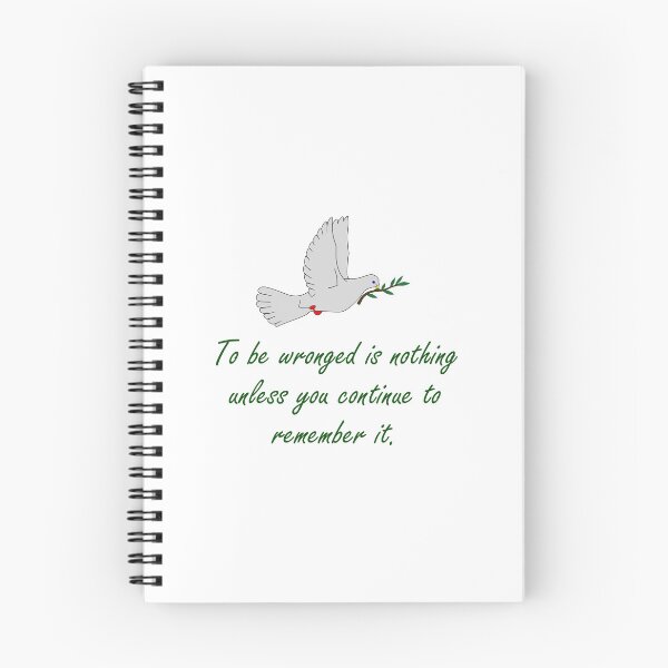 Item preview, To Be Wronged Is Nothing - Forgiveness Quotes designed and sold by CrankyOldDude.