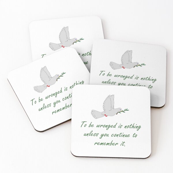 Item preview, To Be Wronged Is Nothing - Forgiveness Quotes designed and sold by CrankyOldDude.