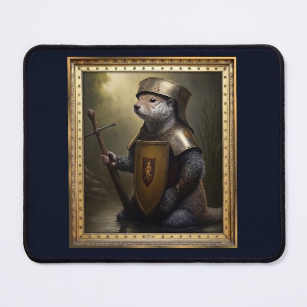 Item preview, Otter Knight Portrait designed and sold by ionasvz.